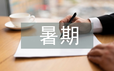 暑期个人申报材料